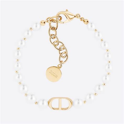 dior white flower bracelet|dior bracelet for women.